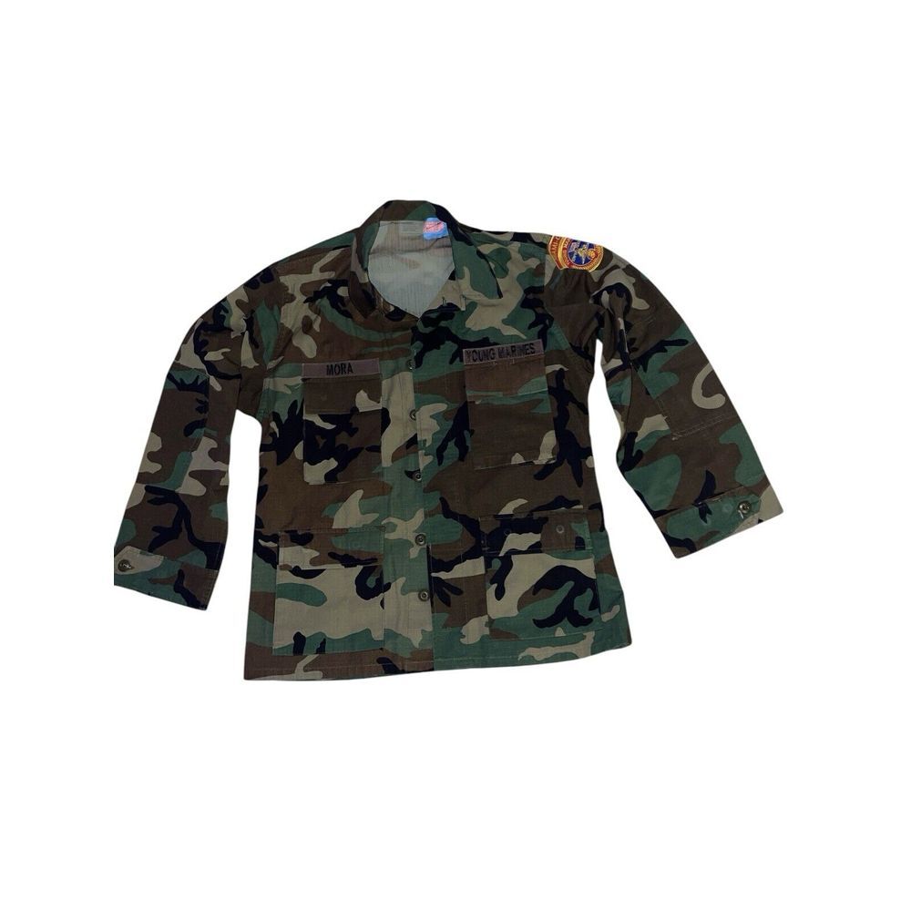 Miami Dade Young‎ Marines USMC Camo Field Jacket Men's Size Med. Regular